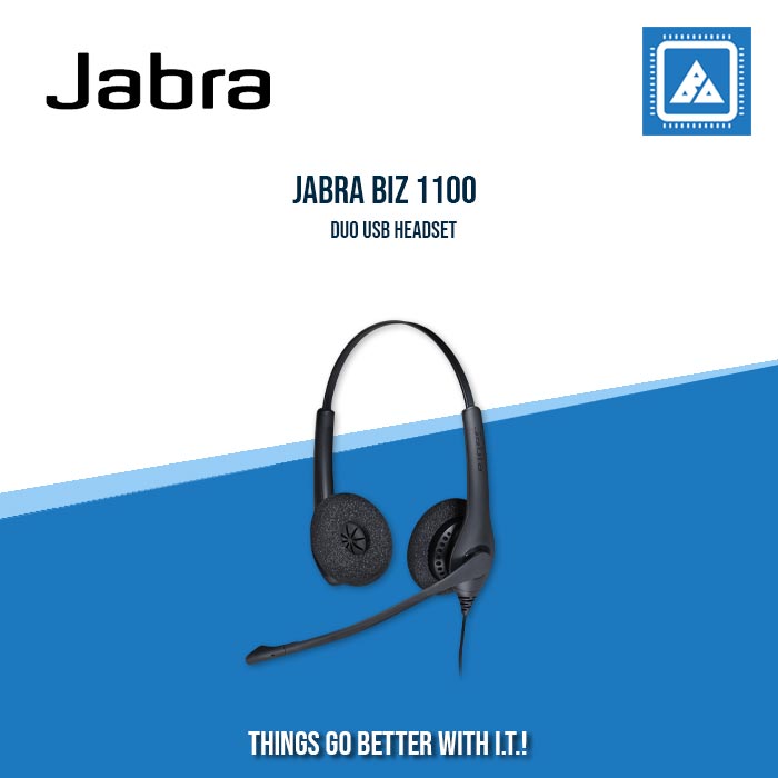JABRA BIZ 1100 DUO USB HEADSET JABRA BIZ 1100 DUO USB HEADSET